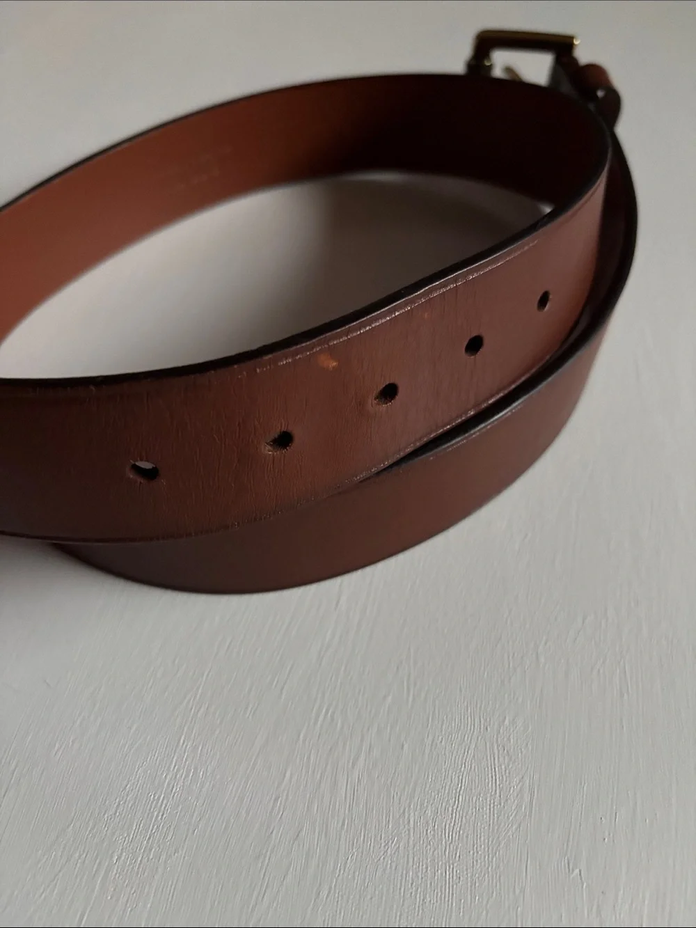 Polo Ralph Lauren Signature Pony Leather Belt 34